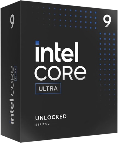 Intel Core Ultra 9 285K pour PC de Bureau 285, 24 cœurs (8 P-Cores + 16 E-Cores) jusqu'à 5.6 GHz