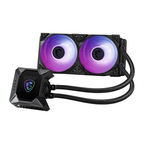 MSI MPG CORELIQUID K240 Kit Watercooling CPU, Pompe LCD avec 2x 120mm ARGB TORX FAN 4.0