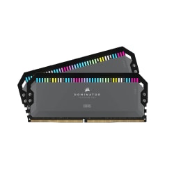 CORSAIR Dominator Platinum RGB DDR5 RAM 32Go (2x16Go) 5200MHz / 5600 MHz CL40 AMD Expo (CMT32GX5M2B5200Z40)