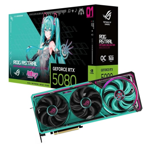 ASUS ROG Astral GeForce RTX 5080 Hatsune Miku Edition