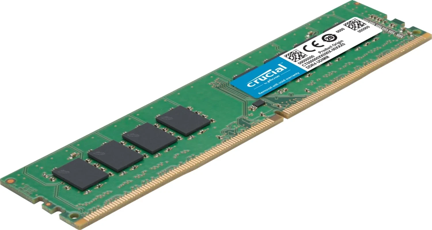 Crucial Basics Mémoire pour Ordinateur de Bureau DDR4 3200 MT/s CL22 UDIMM 288 Broches 1,2 V 8 Go