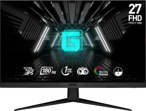 MSI G2712F- 27", IPS, 1920 x 1080 (FHD), 1 ms (MPRT), 180 Hz, FreeSync, HDMI/DisplayPort