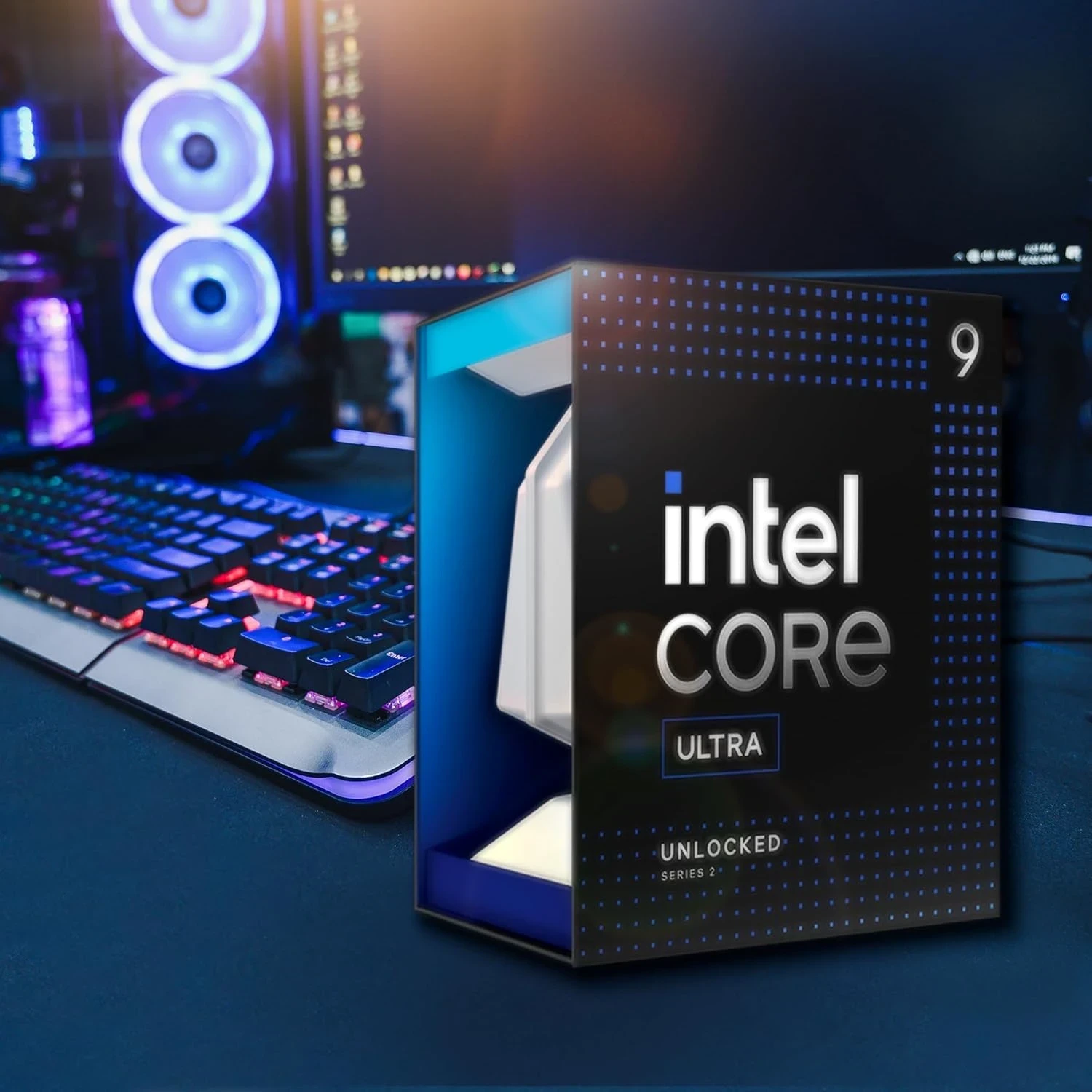 Intel Core Ultra 9 285K pour PC de Bureau 285, 24 cœurs (8 P-Cores + 16 E-Cores) jusqu'à 5.6 GHz