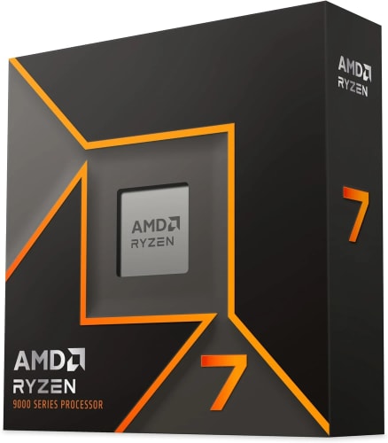 Processeur AMD Ryzen 7 9700X Processeur (8 Coeurs/16 Threads), 65W DTP, Socket AM5,