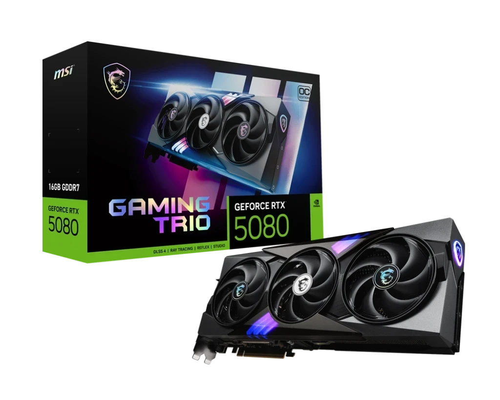 MSI GeForce RTX 5080 16G GAMING TRIO OC