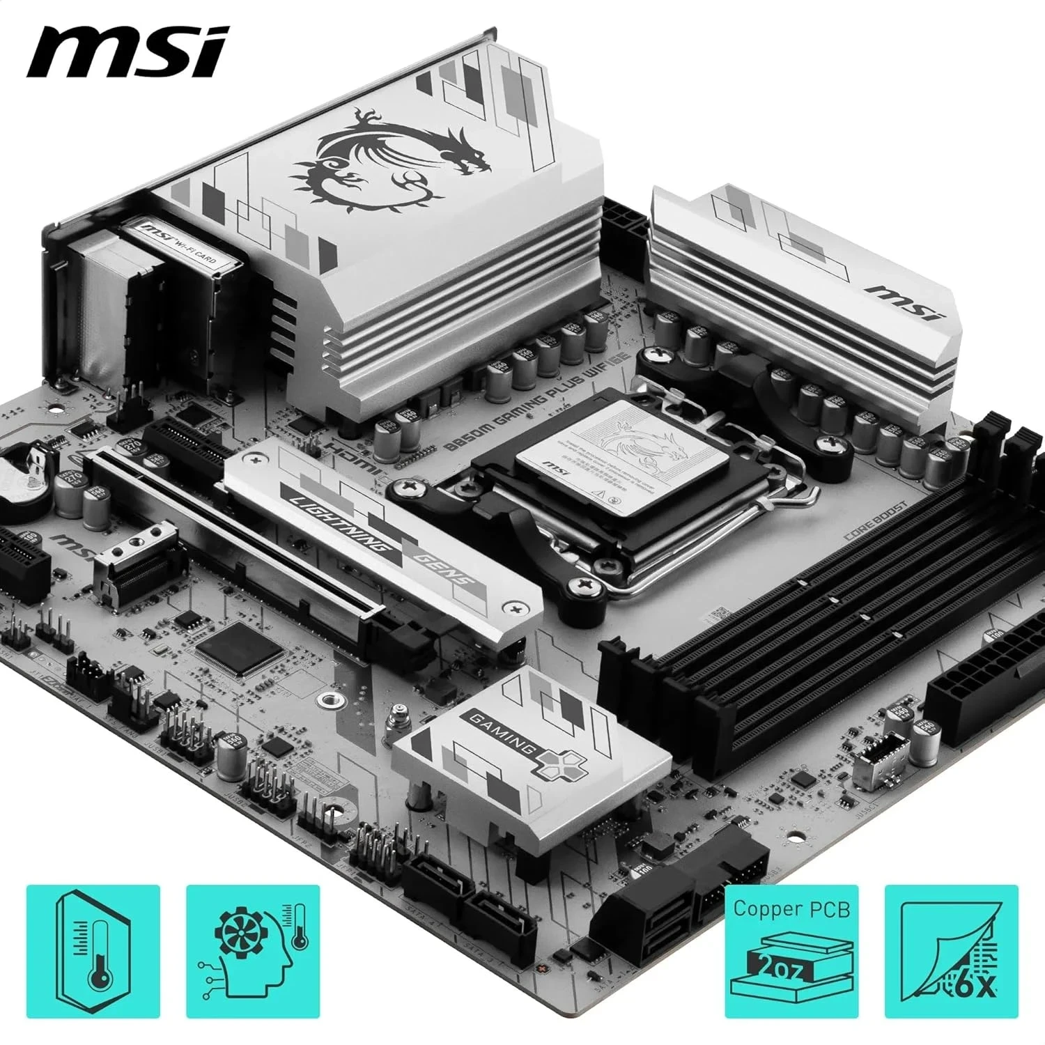 MSI B850M Gaming Plus WIFI6E 