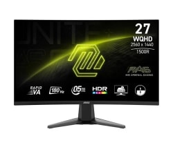 MSI MAG 27CQ6F écran incurvé (27") 2560 x 1440 pixels Quad HD LCD Noir