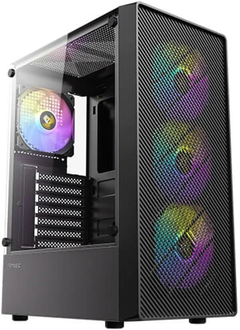 Antec AX26 RGB Elite ATX Boîtier PC de gaming avec 4 ventilateurs RVB Noir