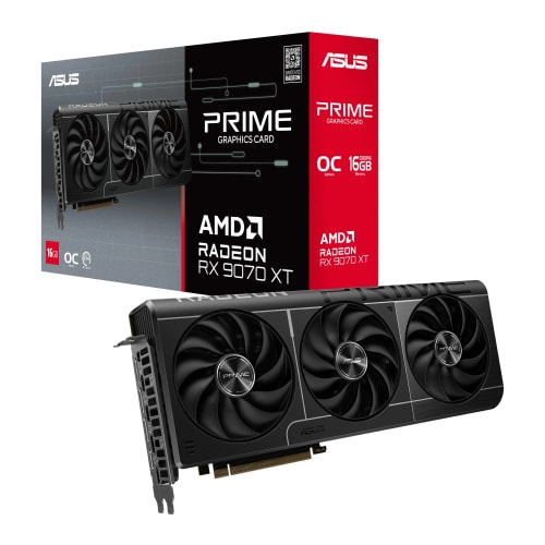 ASUS Prime Radeon RX 9070 XT 16GB GDDR6 OC Edition Carte Graphique Gaming