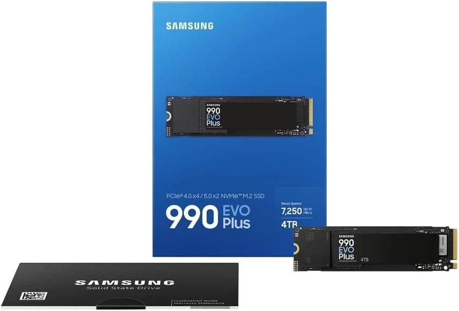 Samsung SSD 990 EVO Plus  4 To NVMe 