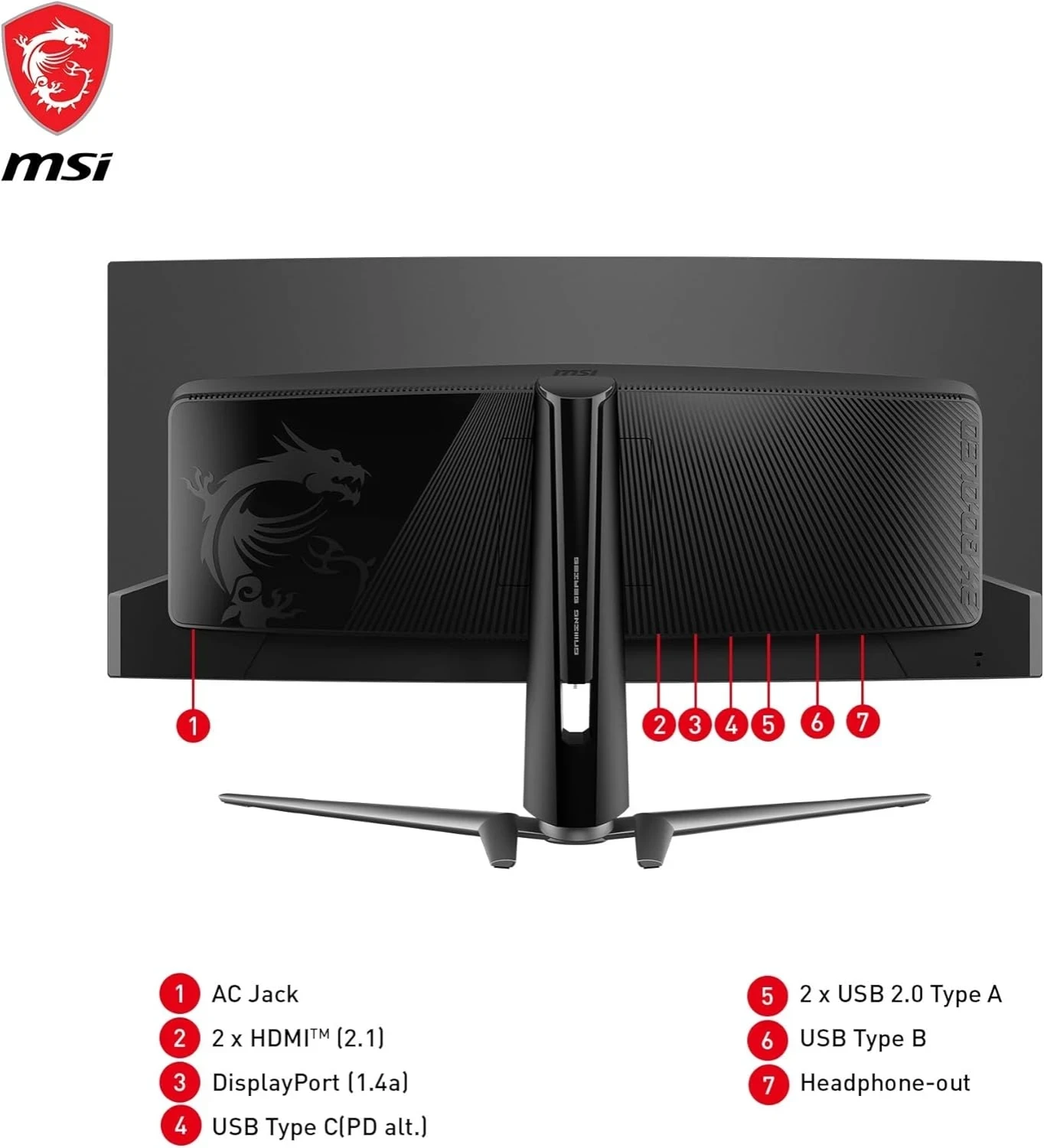 MSI MAG 341CQP QD-OLED  Ecran OLED 34" 