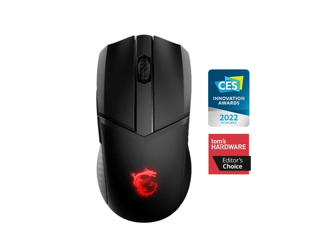 MSI Clutch GM41 Lightweight Wireless souris Gaming Droitier RF sans fil Optique 20000 DPI