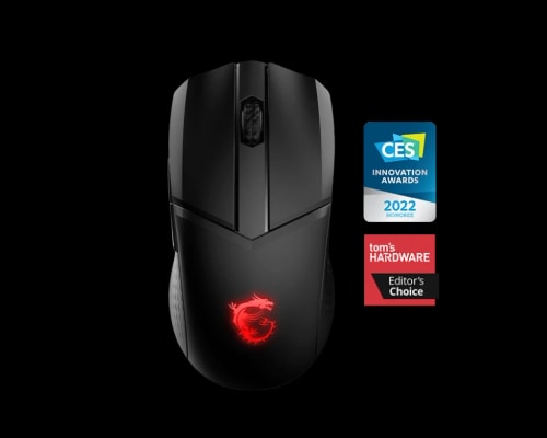 MSI Clutch GM41 Lightweight Wireless souris Gaming Droitier RF sans fil Optique 20000 DPI