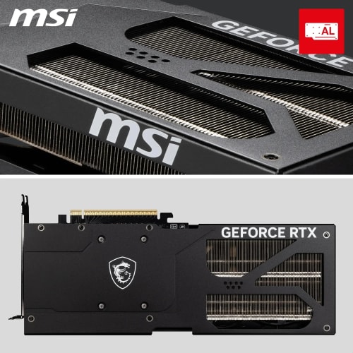 MSI NVIDIA GeForce RTX 5070 Ti 16G Ventus 3X OC Carte Graphique - 16 Go GDDR7 (28 GB/s /256 Bits), PCIe 5.0 - Triple Ventilateur (3X Ventilateurs TORX 5.0), HDMI 2.1b, DisplayPort 2.1b