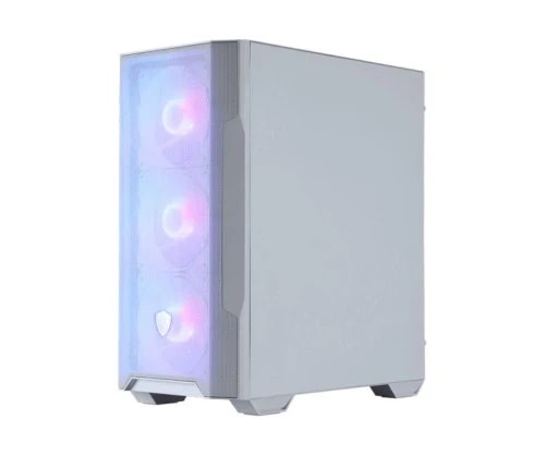 MSI MAG FORGE M100R Midi Tower Transparent, Blanc