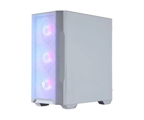 MSI MAG FORGE M100R Midi Tower Transparent, Blanc