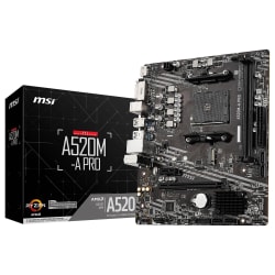 MSI A520M-A Pro Socket AM4 DDR4 Micro ATX