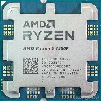 AMD Ryzen 5 7500F Tray sans ventilateur