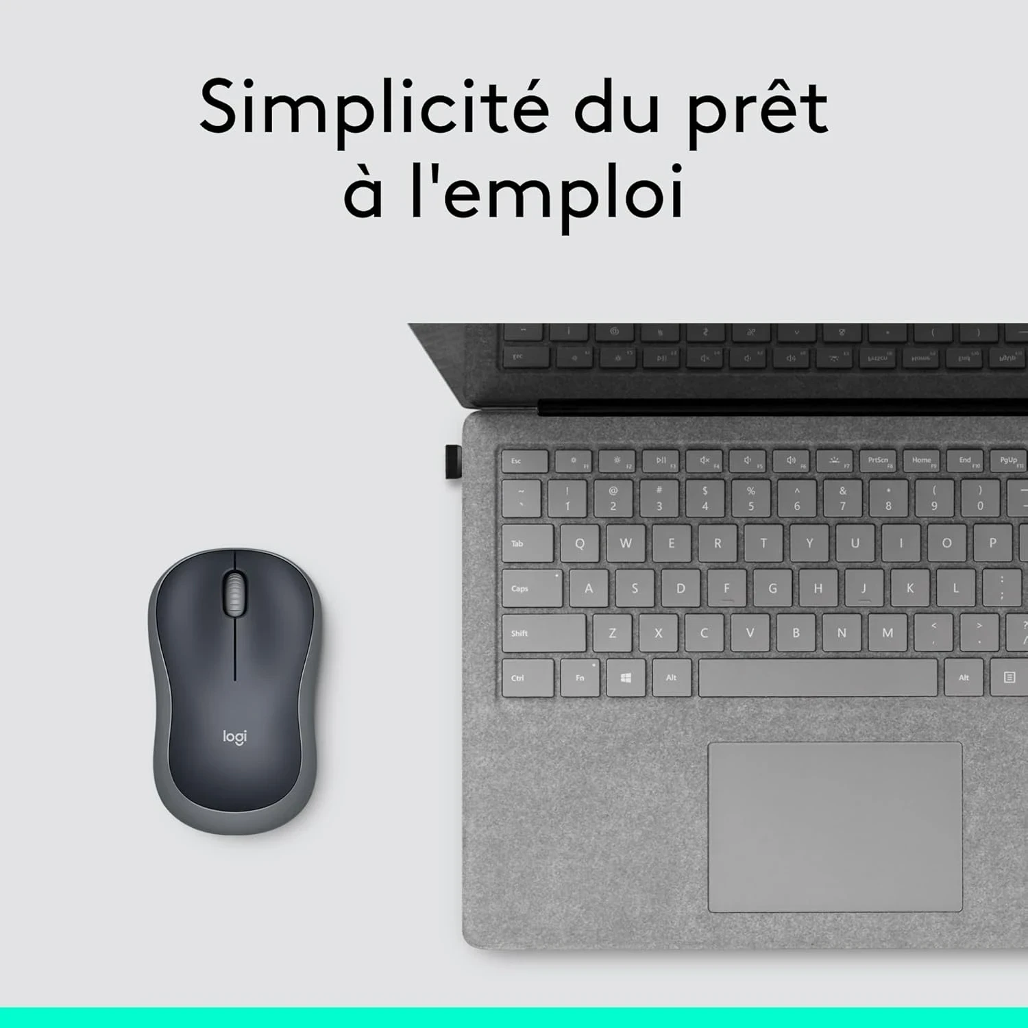 Logitech M185 BLACK Souris sans fil