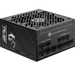 Alimentation MSI 850W MPG A850GS Certifié 80 Plus Gold, ATX 3.1,