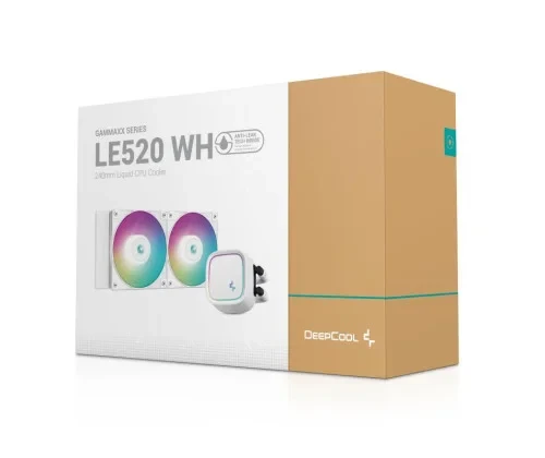 DeepCool LE520 WH Processeur Refroidisseur de liquide tout-en-un 12 cm Blanc