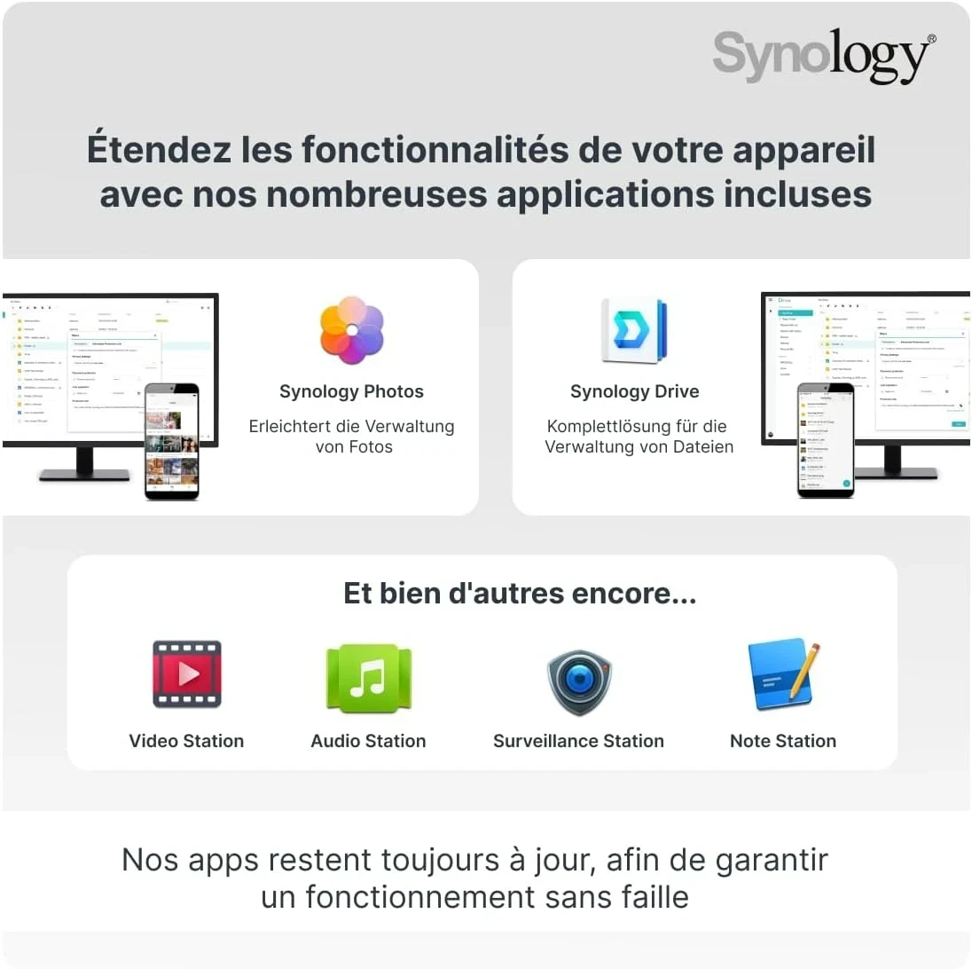 Synology Diskstation NAS DS223 2 Baies