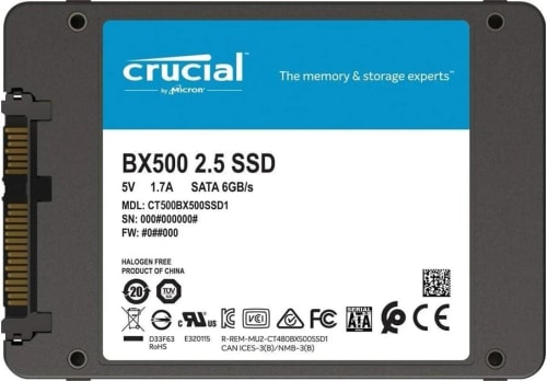 Crucial SSD 500Go BX500 Sata 2"5