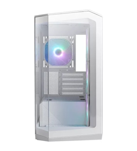 MSI MAG PANO M100R PZ Boîtier PC Micro-ATX Blanc