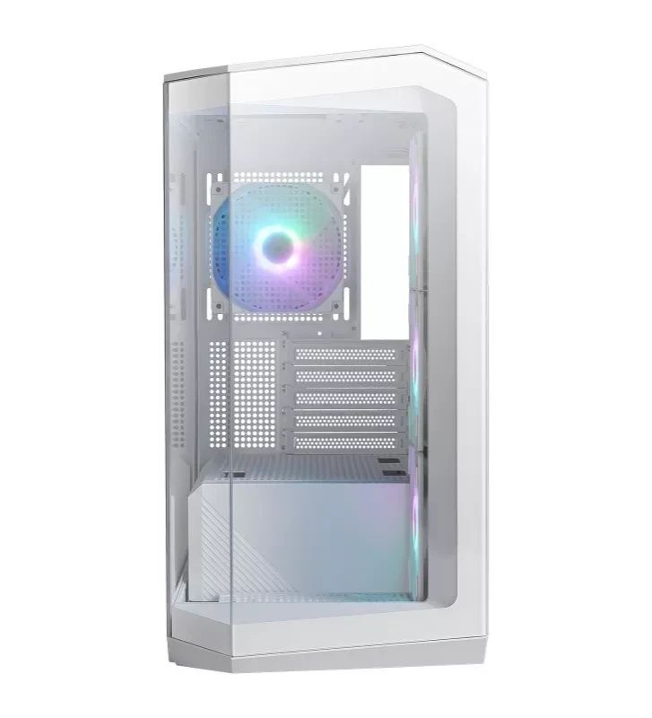 MSI MAG PANO M100R PZ Boîtier PC Micro-ATX  Blanc