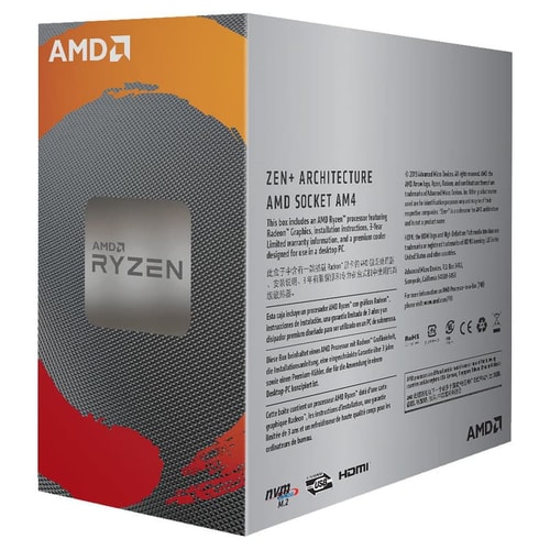 AMD RYZEN 3 3200G Socket AM4 3.6 GHz Version BOX