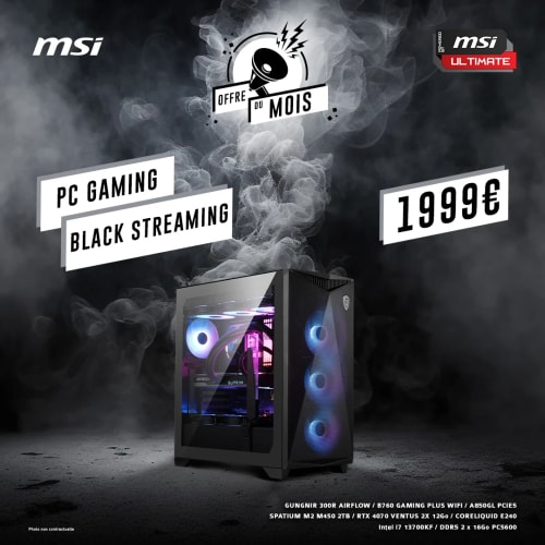 Offre Config Gaming MSI