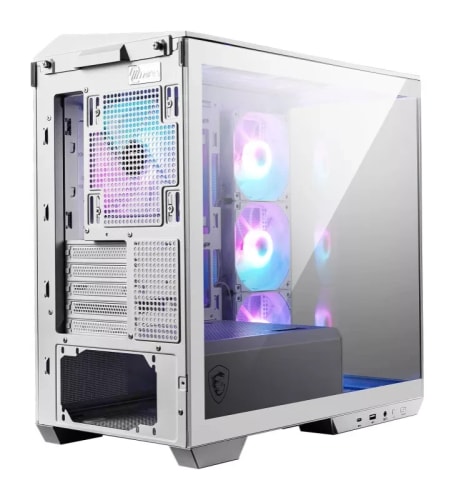 MSI MAG PANO M100R PZ Boîtier PC Micro-ATX Blanc