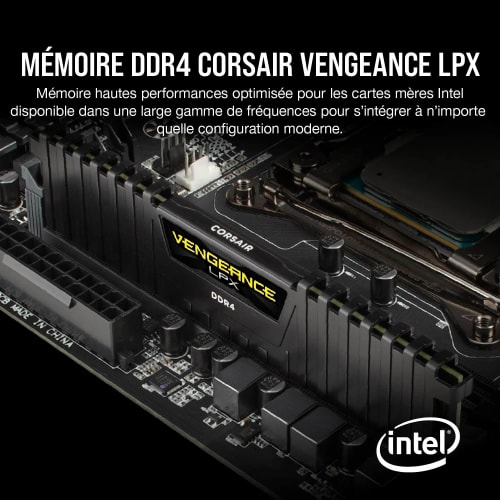 Corsair Vengeance LPX 16GB (2x8GB) DDR4 3200MHz C16 - Black