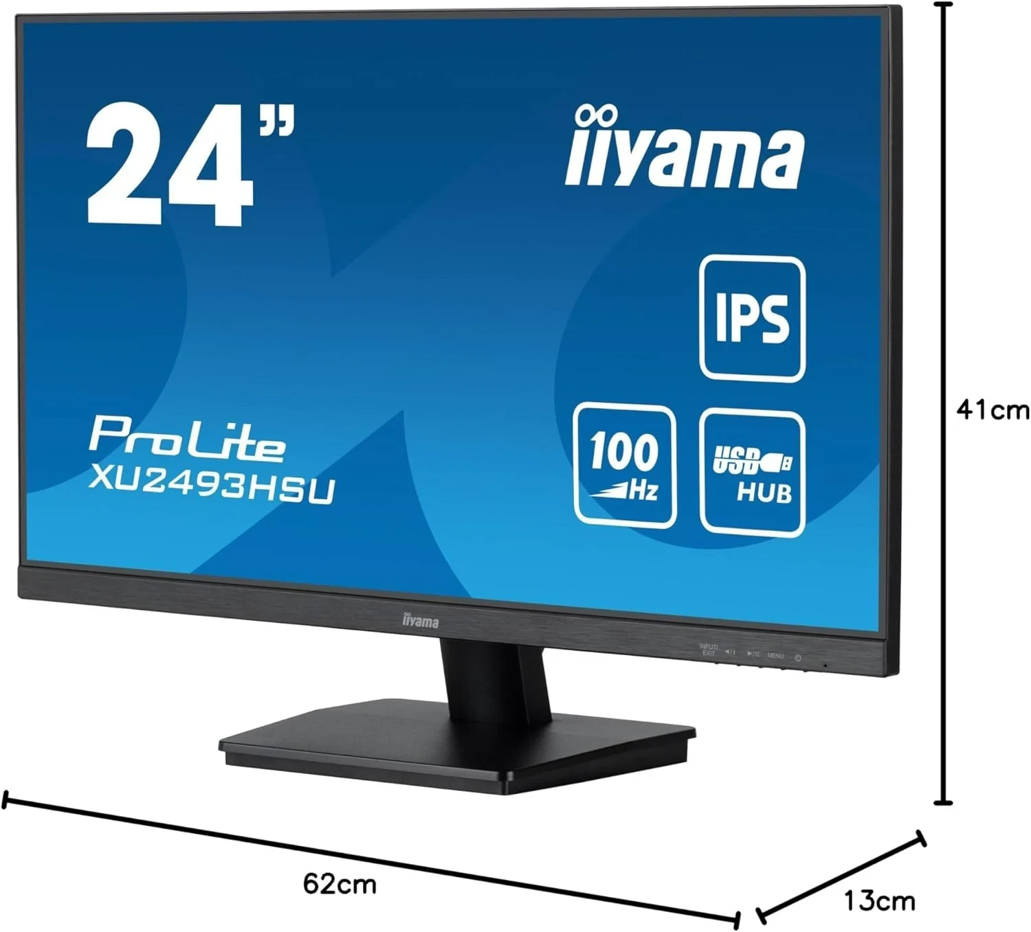 IIYAMA XU2492HSU-B6  23.8",IPS,1920x1080/100Hz,1H1DP