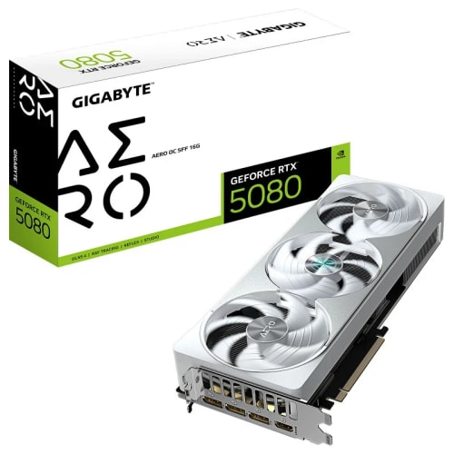 GeForce RTX™ 5080 AERO OC SFF 16G Blanc