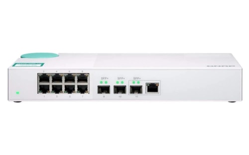 QNAP QSW-308-1C Switch 10 Gigabit Ethernet Blanc