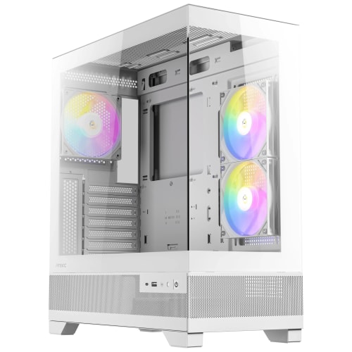 Antec CX700 ARGB Blanc - Boîtier PC Gaming avec 4 ventilateurs ARGB Blanc