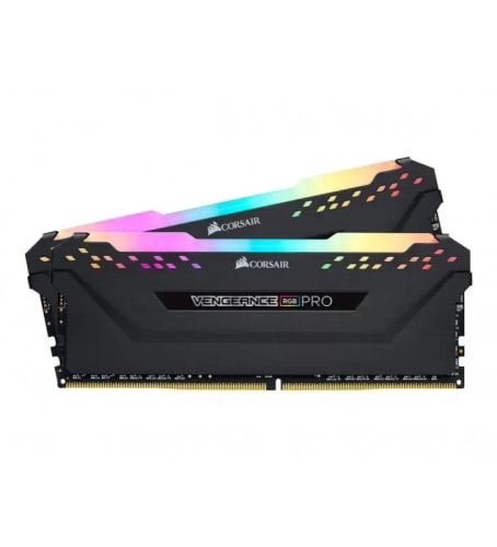 MEMOIRE CORSAIR VENGEANCE RGB PRO 32 Go PC3200 (Kit de 2 x 16 Go) - DDR4 - 3600MHz - Noir