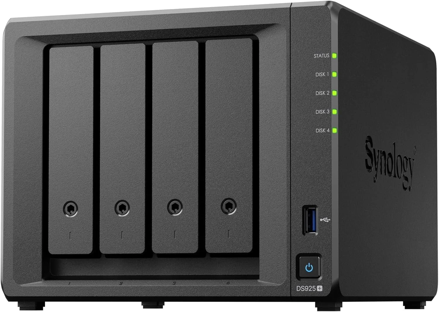 DiskStation DS925+ – NAS à 4 baies avec 2,5 GbE, extensible jusqu'à 9 baies, cache SSD M.2 NVMe