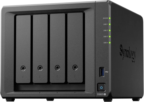 DiskStation DS925+ – NAS à 4 baies avec 2,5 GbE, extensible jusqu'à 9 baies, cache SSD M.2 NVMe