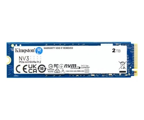 Kingston Technology 2 To NV3 M.2 2280 NVMe SSD