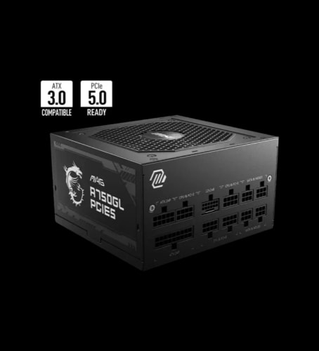 Alimentation MSI 750W MAG A750GL PCIE 5.0