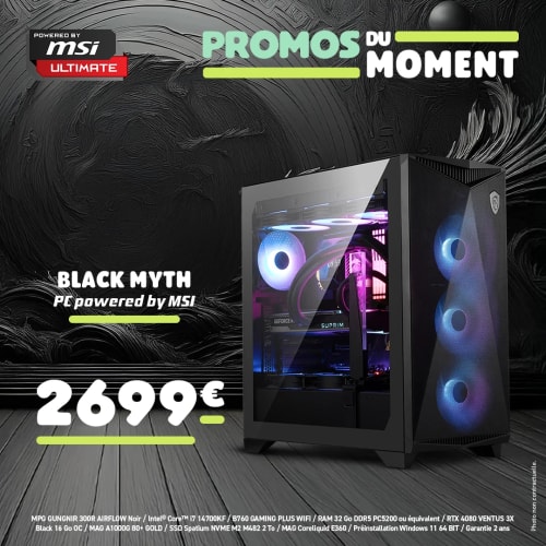 PC Gamer Haute Performance BLACK Mythe