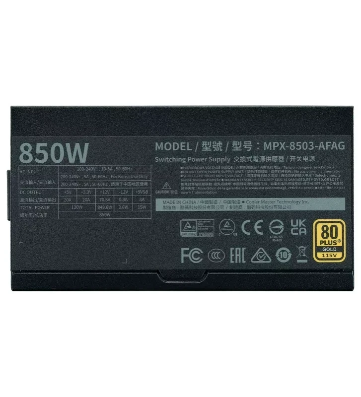 COOLER MASTER GX2 GOLD 850W 3.0