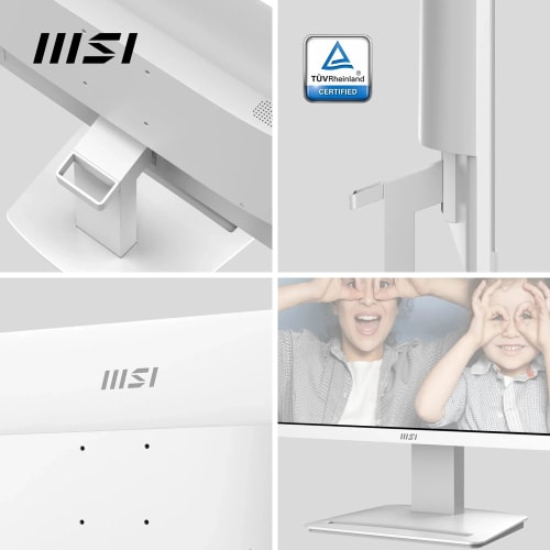 MSI Pro MP2412W Écran Bureautique 23.8" Full HD 1920x1080, 100Hz, Haut-Parleurs Intégrés, Inclinaison Réglable - HDMI 1.4b, DP 1.2a