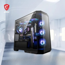 MSI MAG PANO M100R PZ Boîtier PC Micro-ATX Noir