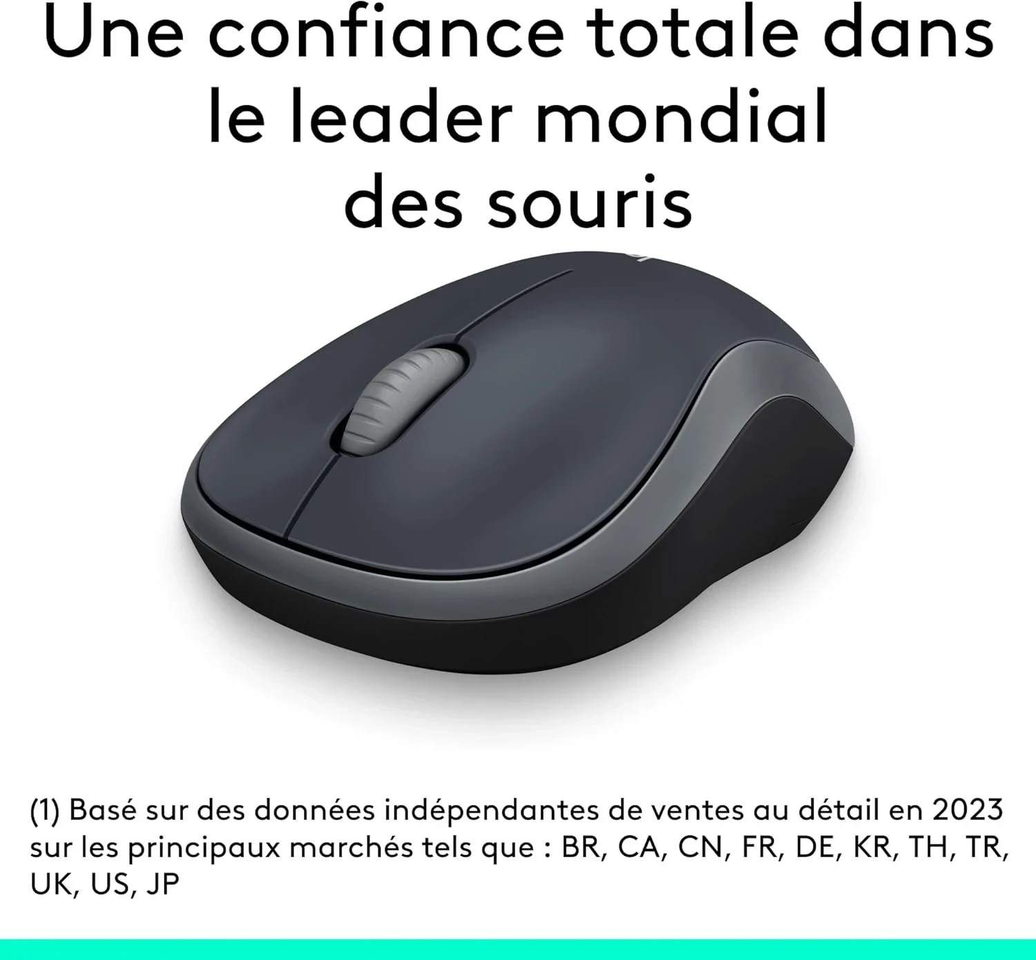 Logitech M185 BLACK Souris sans fil