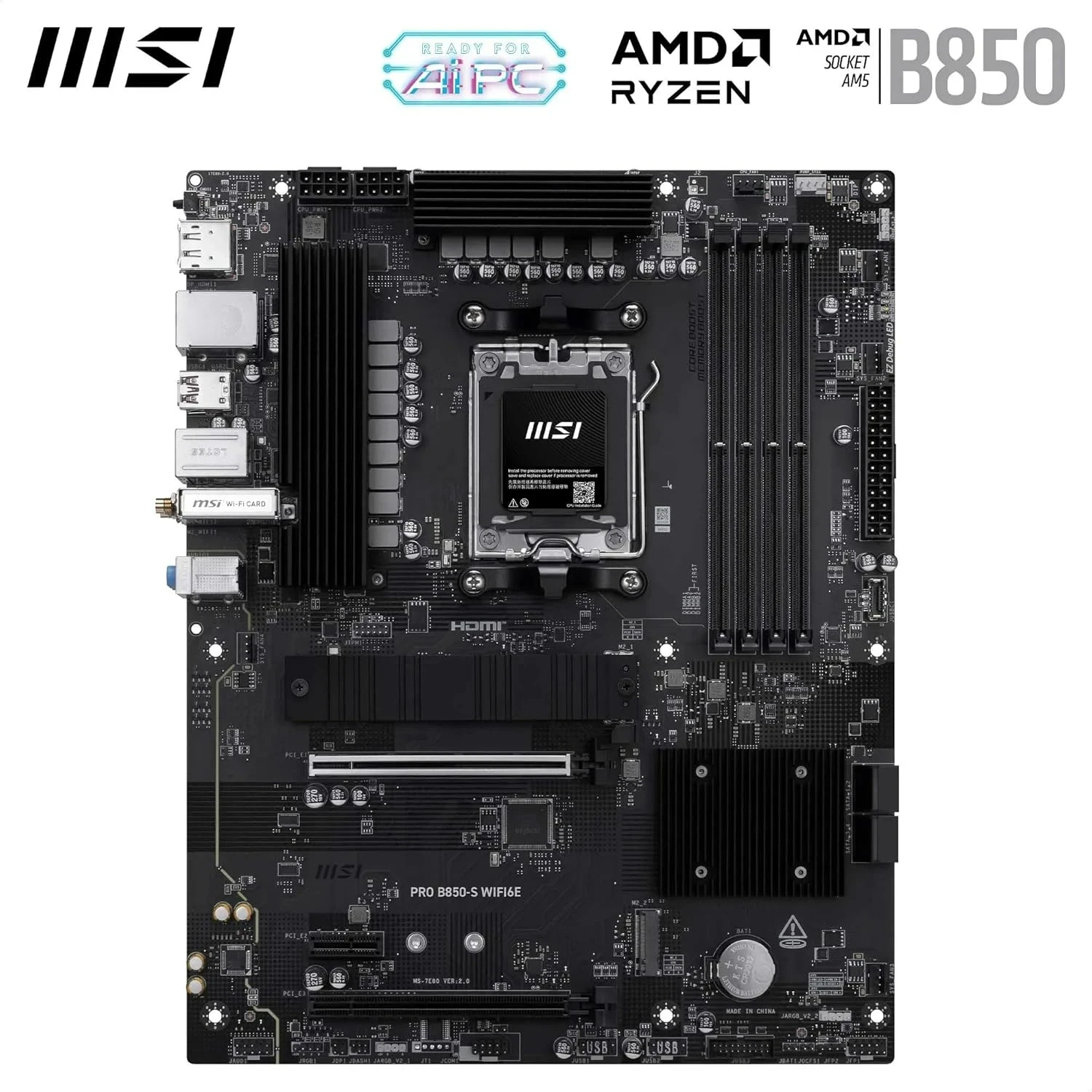 MSI PRO B850-S WIFI6E 
