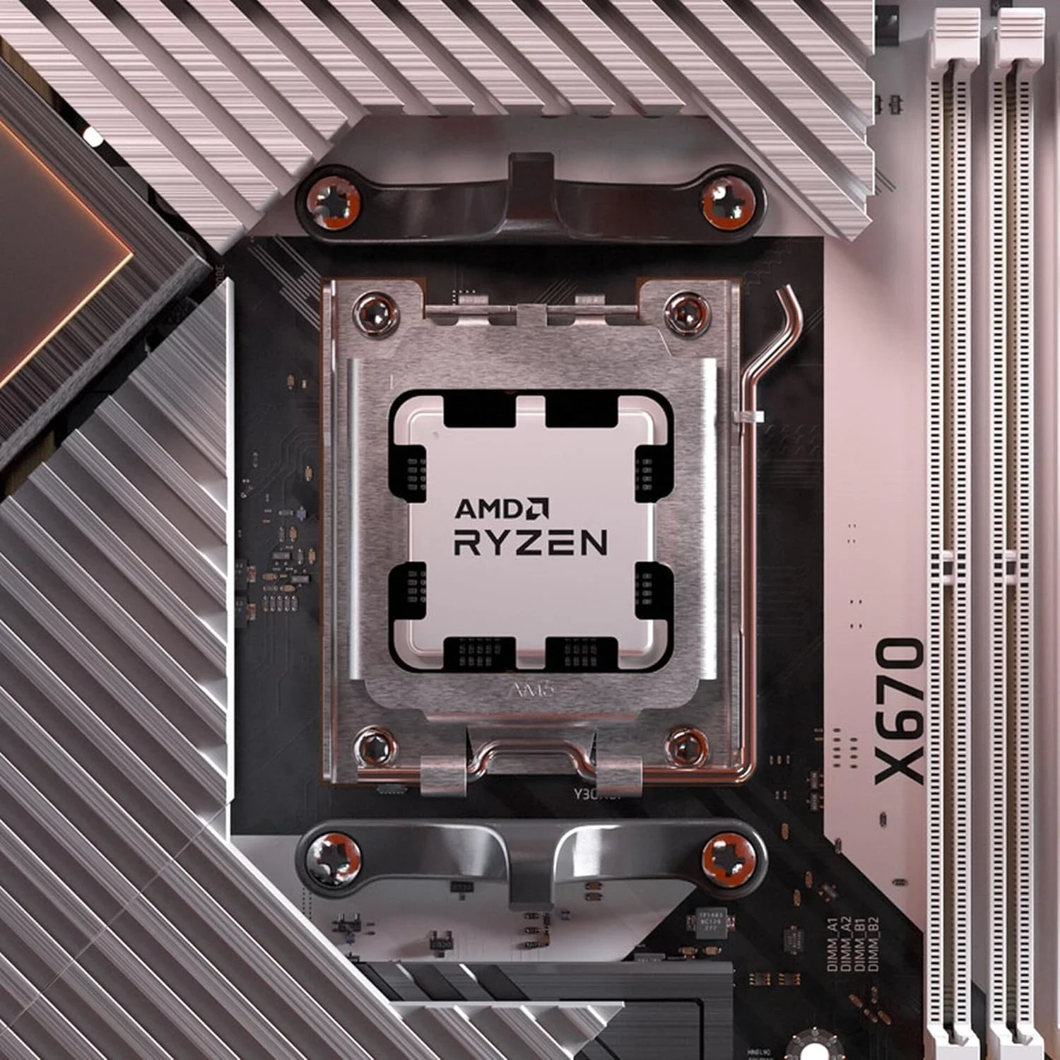 AMD Ryzen 7 8700G Wraith Stealth (4.2 GHz / 5.10 GHz) - BOITE - AMD Radeon™ 780M (GPU intégré)