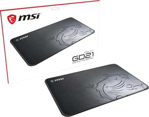 MSI Agility GD21 Tapis de souris de jeu Noir  - 320 x 220 x 3mm